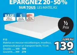 JYSK F15 Matelas en mousse viscoélastique offer