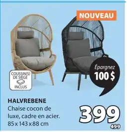 JYSK Chaise cocon de luxe HALVREBENE offer