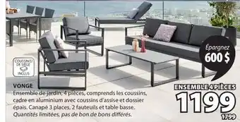 JYSK VONGE Ensemble de jardin offer