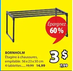 JYSK BORNHOLM Étagère à chaussures offer