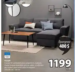 JYSK Canapé-lit sectionnel avec rangement VEJLBY offer