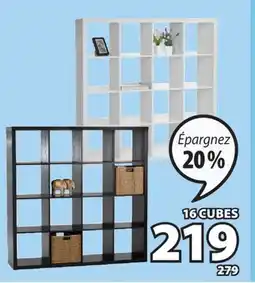 JYSK Bibliothèque de 16 CUBES KEENE offer