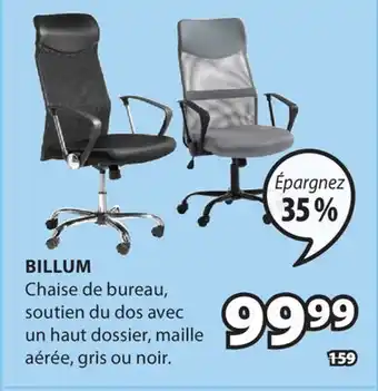 JYSK Chaise de bureau BILLUM offer