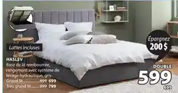 JYSK Base de lit rembourrée HASLEV offer