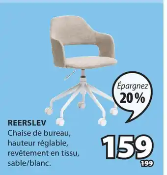 JYSK Chaise de bureau REERSLEV offer
