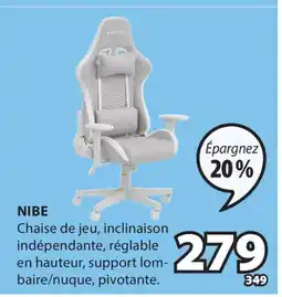 JYSK Chaise de jeu NIBE offer