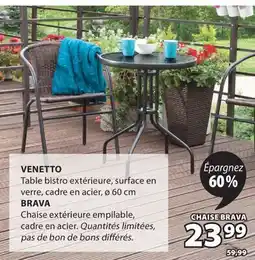 JYSK VENETTO Table bistro extérieure offer