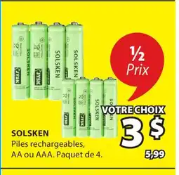 JYSK Piles rechargeables SOLSKEN offer
