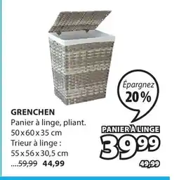 JYSK GRENCHEN PANIER À LINGE offer