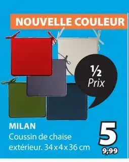 JYSK MILAN Coussin de chaise extérieur offer