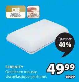 JYSK Oreiller en mousse viscoélastique, Parfumé SERENITY offer