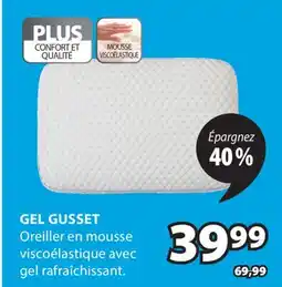 JYSK Oreiller en mousse viscoélastique avec gel rafraîchissant GEL GUSSET offer
