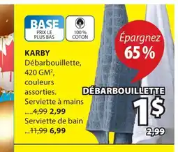 JYSK Débarbouillette Karby offer