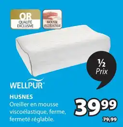 JYSK HUSNES Oreiller en mousse viscoélastique offer