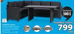 JYSK AGERMOSE/ULLEHUSE Ensemble de jardin en coin avec table haute offer