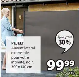 JYSK PEJELT Auvent latéral extensible pour votre intimité offer