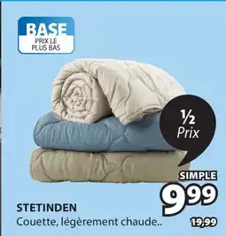 JYSK Couette STETINDEN offer