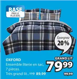 JYSK OXFORD Ensemble literie en sac offer