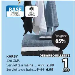 JYSK 420 GM² DÉBARBOUILLETTE KARBY offer