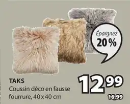 JYSK Coussin déco en fausse fourrure TAKS offer