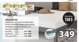 JYSK Matelas en mousse viscoélastique WELLPUR F85 offer