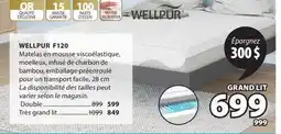 JYSK Matelas en mousse viscoélastique WELLPUR F120 offer