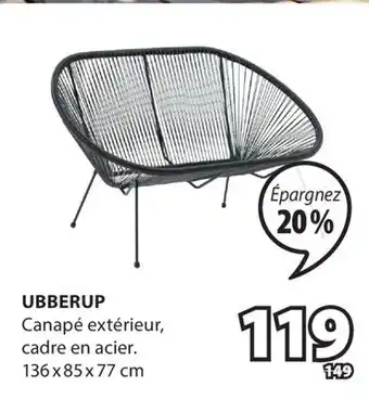 JYSK UBBERUP Canapé extérieur offer