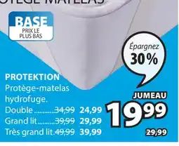 JYSK PROTEKTION Protège-matelas hydrofuge offer