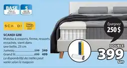 JYSK Matelas à ressorts SCANDI GRE offer