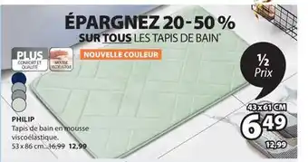 JYSK Tapis de bain PHILIP offer