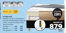 JYSK SCANDI OAK Matelas à ressorts, extra ferme offer