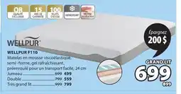 JYSK F110 Matelas en mousse viscoélastique WELLPUR offer