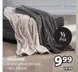 JYSK Grand jeté en polaire HAGTORN offer