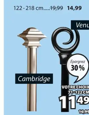 JYSK Ensemble de tringles à rideaux CAMBRIDGE/VENUS offer