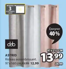 JYSK Rideau assombrissant ASTRID offer