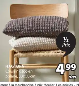 JYSK Coussin déco en polaire HAGTORN offer