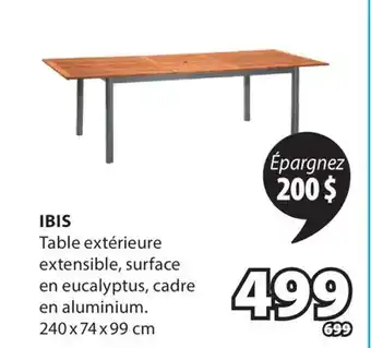 JYSK Table extérieure extensible IBIS offer