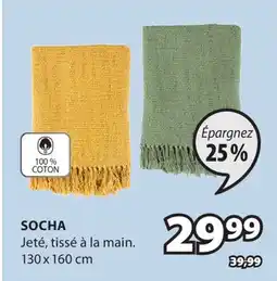 JYSK Jeté SOCHA offer