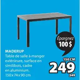 JYSK Table de salle à manger extérieure MADERUP offer
