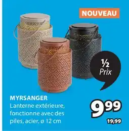 JYSK Lanterne extérieure MYRSANGER offer