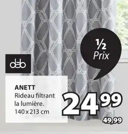 JYSK ANETT Rideau filtrant offer