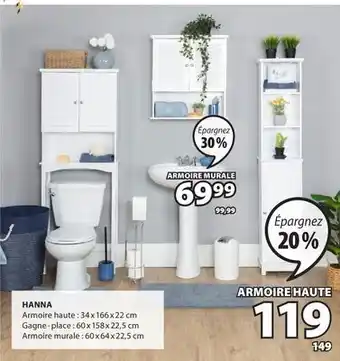 JYSK HANNA Armoire offer