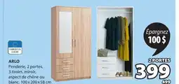 JYSK Penderie, 2 portes ARLO offer