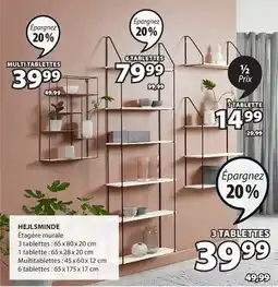 JYSK HEJLSMINDE Étagére murale offer