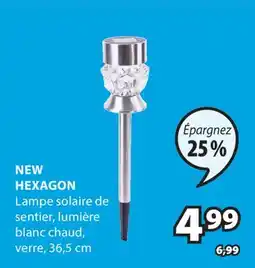JYSK Lampe solaire de sentier NEW HEXAGON offer