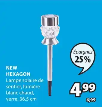 JYSK Lampe solaire de sentier NEW HEXAGON offer