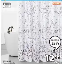 JYSK Rideau de douche BRANCHES offer