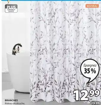 JYSK Rideau de douche BRANCHES offer