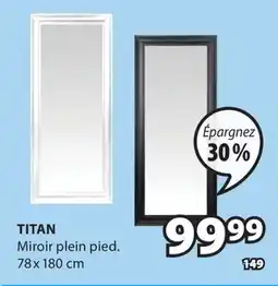 JYSK Miroir plein pied TITAN offer
