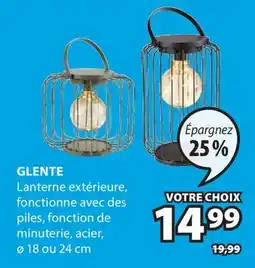 JYSK Lanterne extérieure GLENTE offer